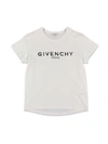 GIVENCHY MINI ME VINTAGE LOGO T-SHIRT IN WHITE