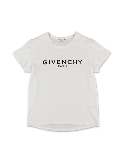 Givenchy Kids' Mini Me Vintage Logo T-shirt In White