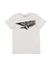 GIVENCHY WHITE T-SHIRT WITH RUBBERIZED LOGO