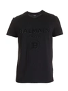 BALMAIN 3D LOGO T-SHIRT IN BLACK