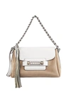 PROENZA SCHOULER PS11 SOFT CLASSIC LEATHER & SUEDE SHOULDER BAG,0400012761317