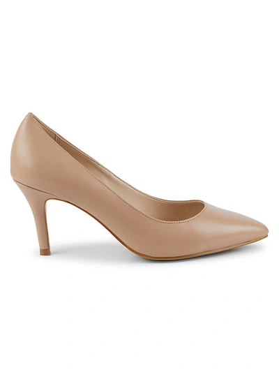 Cole Haan Juliana Leather Pumps In Maple Sugar