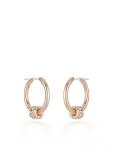 Spinelli Kilcollin Diamond And 18k Yellow Gold Ara Hoop Earrings In Y Gold