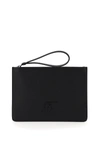 FERRAGAMO FIRENZE CLUTCH WITH SF MONOGRAM,11463607