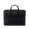 Smythson Lightweight Slim Briefcase In Panama In Black