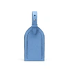 Smythson Luggage Tag In Panama In Blue
