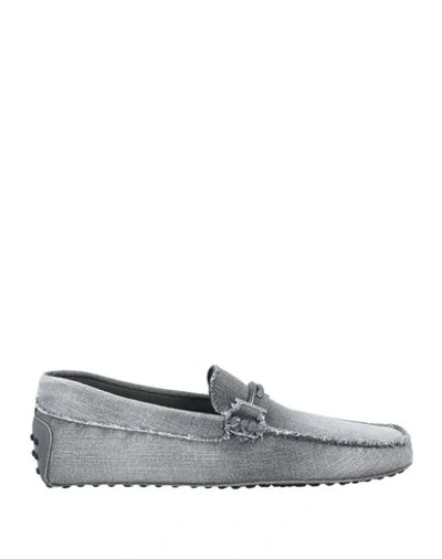 Tod's Loafers In Grey