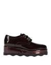 Albano Laced Shoes In Maroon
