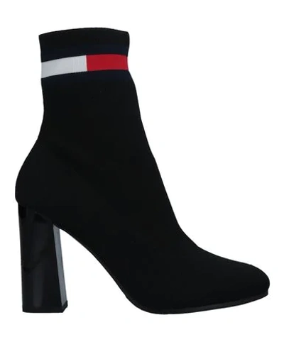 Tommy Jeans Ankle Boot In Black