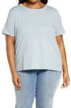 EILEEN FISHER ORGANIC COTTON T-SHIRT,S0PID-T5442X