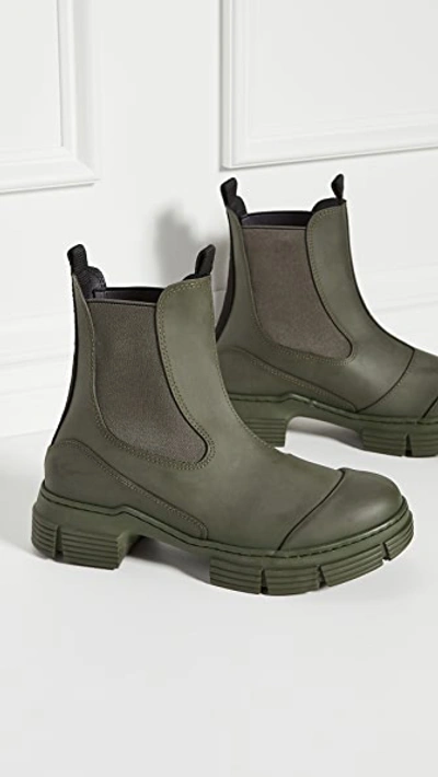 Ganni Recycled Rubber Boots In Kalamata