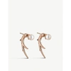 Shaun Leane Cherry Blossom Talon Rose-gold-plated Vermeil Silver Earrings