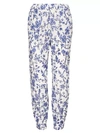 Tory Burch Printed Beach Pants In Blue Branches