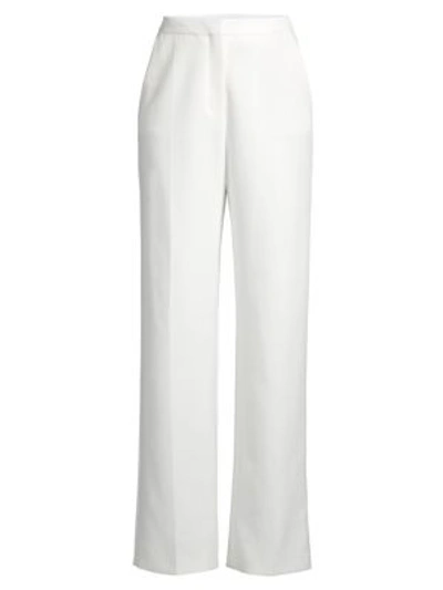 Hugo Boss Tanesa High-rise Wide Pants In White