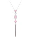 T Tahari Spring Romance Y Necklace In Silver