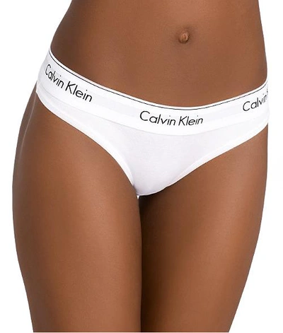Calvin Klein Modern Cotton Thong In White