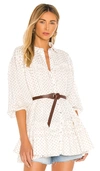 Free People Full Swing Mini Dress In Ivory