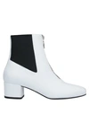 Msgm Ankle Boot In White