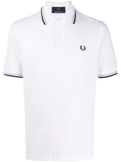 Fred Perry Short-sleeve Cotton Polo-shirt In White