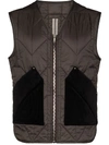 RICK OWENS QUILTED GILET