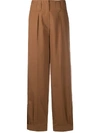 KENZO TAPERED COTTON TROUSERS