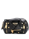 Moschino Gürteltasche Im Biker-look In Black