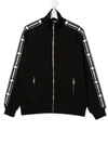 DSQUARED2 ZIP JACKET WITH LOGO TAPED SLEEVES