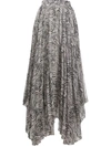 ISABEL MARANT ZEBRA-PRINT PLEATED SKIRT