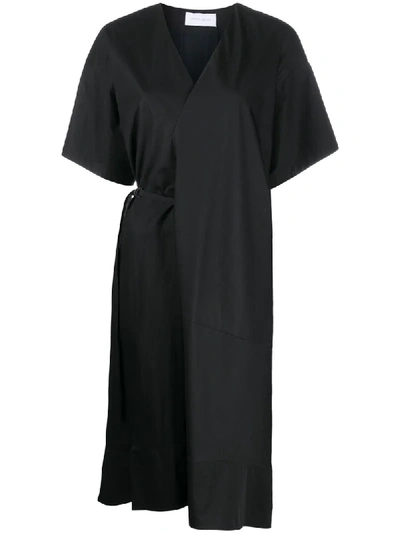 Christian Wijnants Wrap Detail Dress In Black