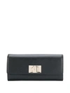 Furla 1927 Grained-effect Wallet In Black