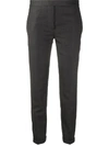 THOM BROWNE TAILORED CROPPED TROUSERS