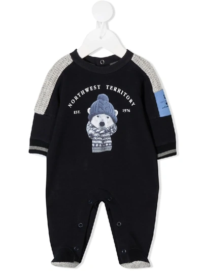 Lapin House Northwest Territory Babygrow In Blue