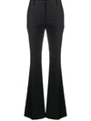 ALEXANDER MCQUEEN PINSTRIPE FLARED TROUSERS