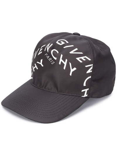 Givenchy Refracted Logo Cap In Black