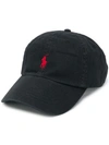 RALPH LAUREN EMBROIDERED LOGO COTTON CAP