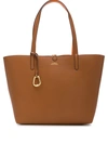 Ralph Lauren Reversible Logo Tote Bag In Brown