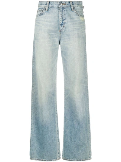 Simon Miller High-waisted Flared Jeans In Blue