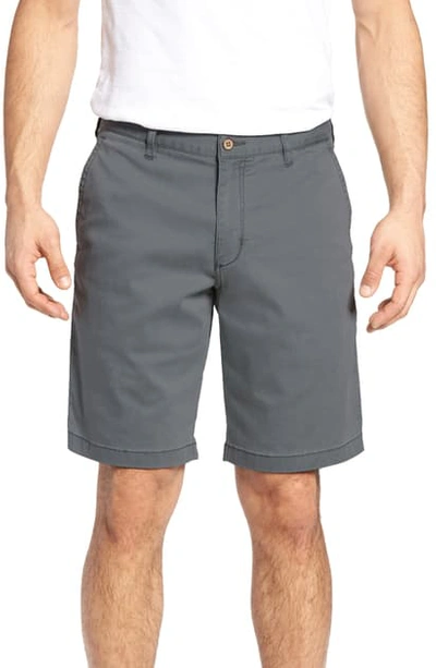 Tommy Bahama Bedford Bay Vintage Fit Shorts In Fog Grey