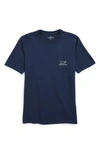 Vineyard Vines Kids' Vintage Whale Pocket T-shirt In Blue Blaze