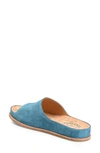 Kork-easer Kork-ease 'tutsi' Slide Sandal In Turquoise Suede