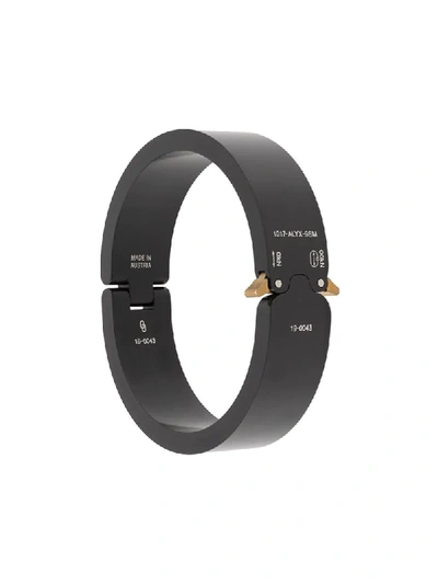 Alyx Matte-finish Buckle Bracelet In Black