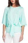Vince Camuto Bell Sleeve Top In Aqua Ice