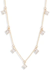 DANA REBECCA DESIGNS DANA REBECCA AVA BEA DIAMOND STATION CHARM NECKLACE,N2778