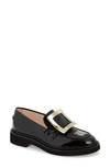 Roger Vivier Viv Ranger Embellished Patent-leather Loafers In Black