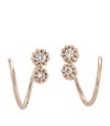 HSTERN HSTERN ROSE GOLD AND DIAMOND MYCOLLECTION EARRINGS,15462957