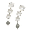 HSTERN HSTERN NOBLE GOLD, ROCK CRYSTAL AND DIAMOND MOONLIGHT EARRINGS,15463604