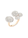POMELLATO WOMEN'S SABBIA 18K ROSE GOLD & DIAMOND OPEN RING,400012393936