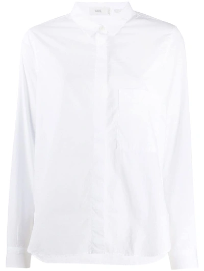 Closed Long-sleeved Organic Cotton Shirt In White