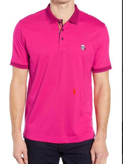 Robert Graham Easton Polo In Magenta