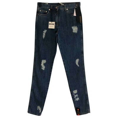 Pre-owned Moschino Blue Denim - Jeans Jeans